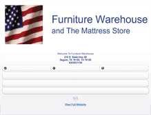 Tablet Screenshot of furnitureseguin.com